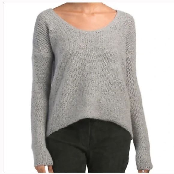 Helmut Lang Sweaters - Helmut Lang Wool/Alpaca  Gray Sweater Women Size Medium